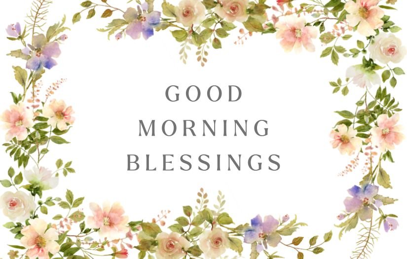 Good Morning Blessings